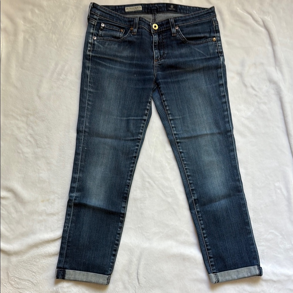 AG  Cropped Classic Blue Denim Jeans